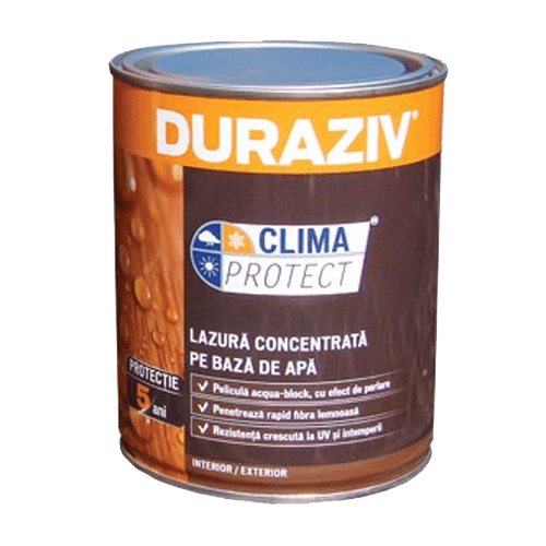 Duraziv Clima Protect Lazura concentrata pe baza de apa